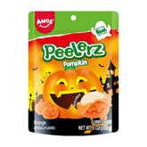 Amos Halloween Peelerz Pumpkin Gummies Candy (6 oz) Simple Amos Sweets